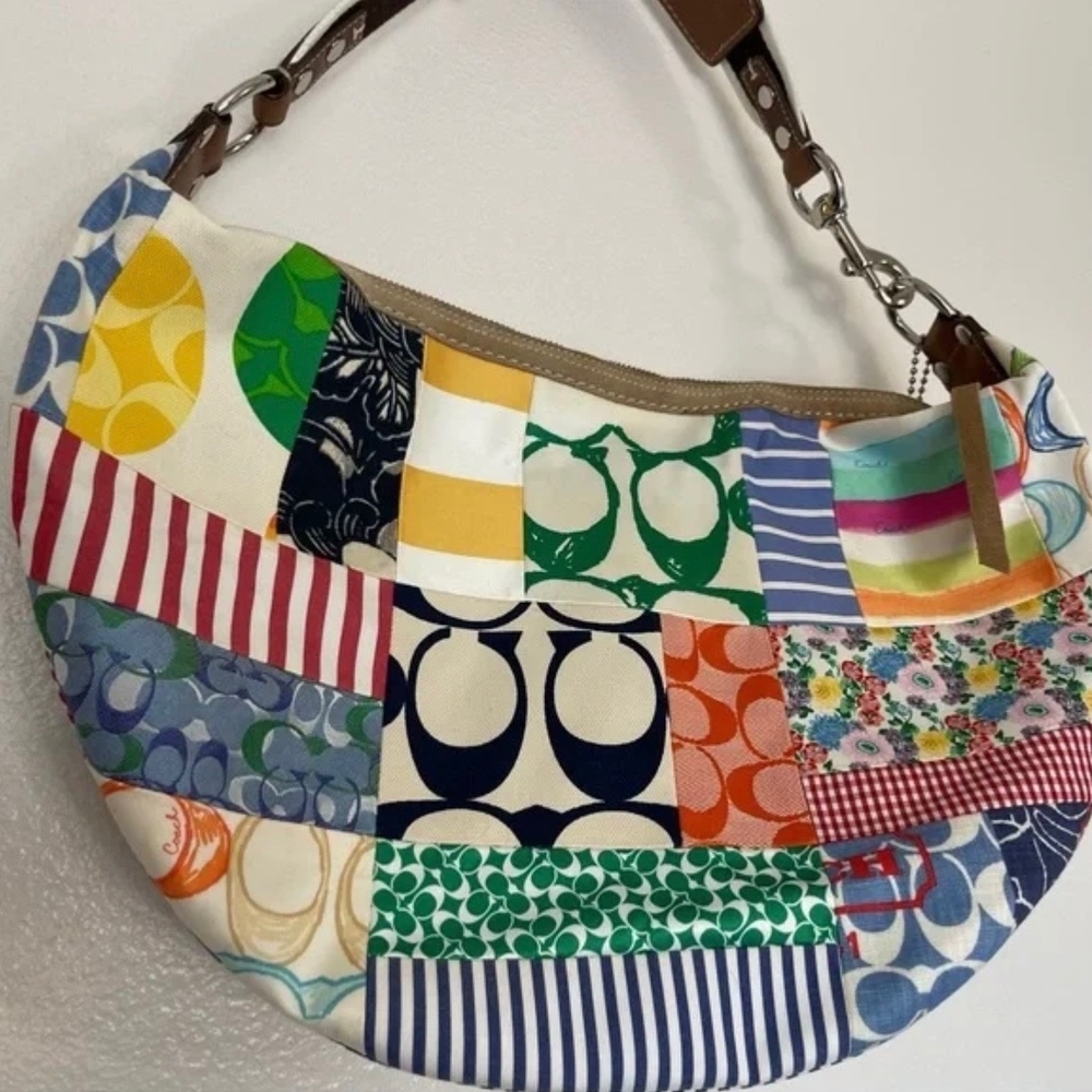Coach Multicolor Patchwork Shoulder Bag - image 1